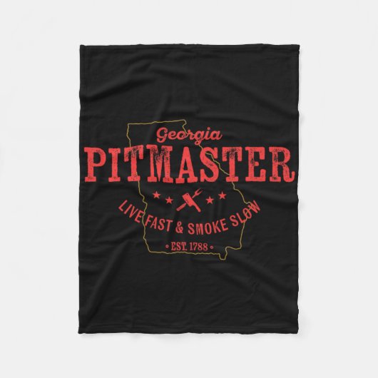 Couverture Polaire Georgia Bbq Pitmaster Pour Fumer De La Viande Barb (Devant)