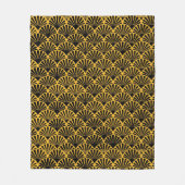 Couverture Polaire Gerbes noires (Devant)