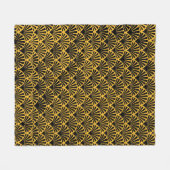 Couverture Polaire Gerbes noires (Devant (Horizontal))