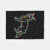 Couverture Polaire German Shepherd Dog Tree Christmas Sweater Xmas Do (Devant (Horizontal))