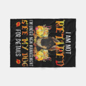 Couverture Polaire German Shepherd I Am Not Retired I'm Under New Man (Devant (Horizontal))