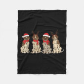Couverture Polaire German Shorthair Inter Christmas Gsp Mom Dad (Devant)