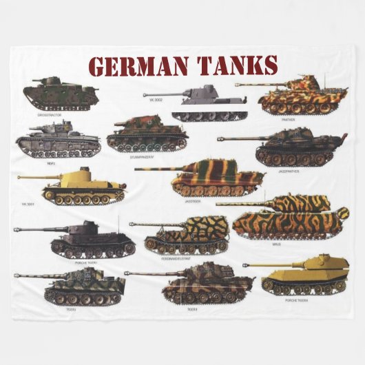 COUVERTURE POLAIRE GERMAN TANKS (Devant (Horizontal))