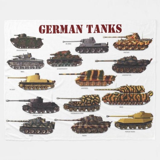COUVERTURE POLAIRE GERMAN TANKS (Devant (Horizontal))