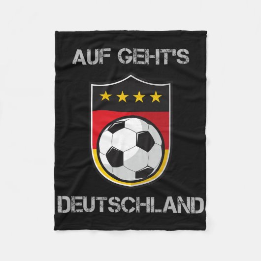 Couverture Polaire Germany Footbyll Soccer Team Deutschland National  (Devant)