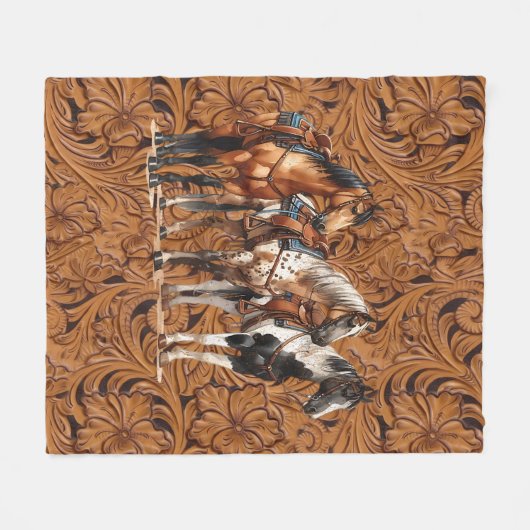 Couverture Polaire Get western (Devant (Horizontal))