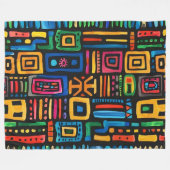 Couverture Polaire Ghana Kente (Devant (Horizontal))