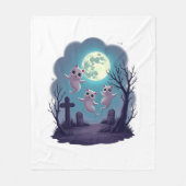 Couverture Polaire Ghost Cat Parade (Devant)