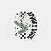 Couverture Polaire Ghost Cyclisme Vélo Retro Halloween Party C (Devant (Horizontal))