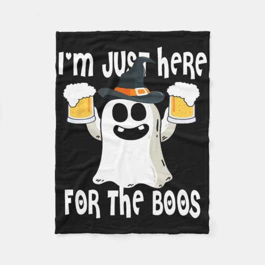 Couverture Polaire Ghost I'm Just Here For Boos (Devant)