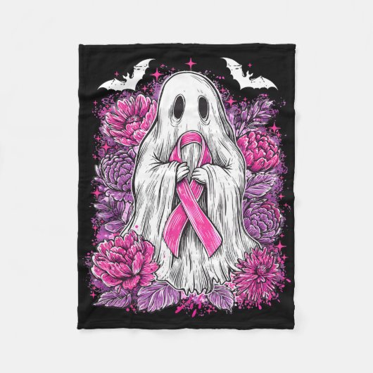 Couverture Polaire Ghost Ribbon Sensibilisation au cancer du sein Hal (Devant)