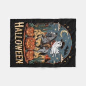 Couverture Polaire Ghost Riding Horse Halloween Season (Devant (Horizontal))