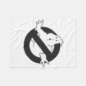 Couverture Polaire Ghostbusters Froid Empire Black No Ghost Logo (Devant (Horizontal))