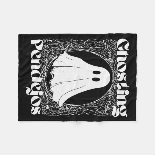 Couverture Polaire Ghosting Pendejos Funny Mexican Ghost Halloween Hi (Devant (Horizontal))