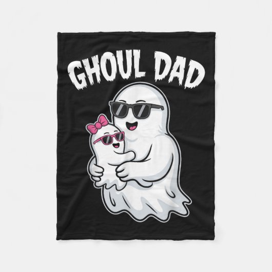 Couverture Polaire Ghoul Papa Chemise Hommes Papa Papa Éffrayant Hall (Devant)