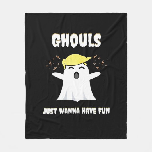 Couverture Polaire Ghouls veut juste avoir un design rétro amusant (Devant)