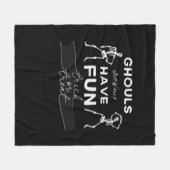 Couverture Polaire Ghouls Veux Juste Avoir Une Citation D'Automne Amu (Devant (Horizontal))