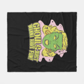 Couverture Polaire Ghouls Veux Juste S'Amuser Paresseuse Paresseuse (Devant (Horizontal))
