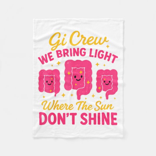 Couverture Polaire Gi Crew We Bring Light Where The Sun Don't Shine  (Devant)