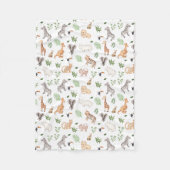 Couverture Polaire gibier Animal With Jungle Tree (Devant)