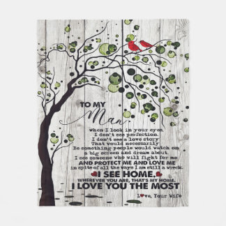 Couverture Polaire Gift For Husband | To My Husband Lovely Letter