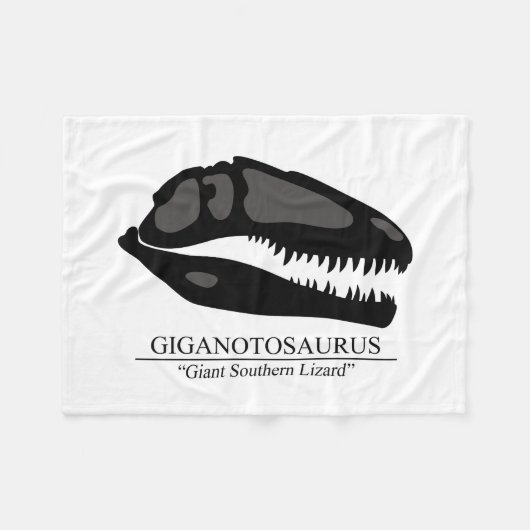 Couverture Polaire Giganotosaurus (Devant (Horizontal))