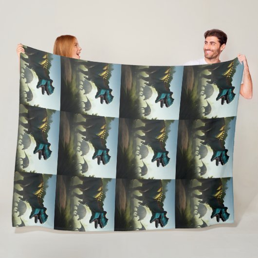 Couverture Polaire Giganotosaurus Dinosaures (En situation)