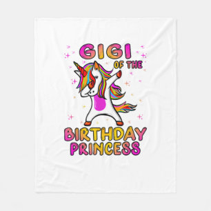 Couverture Polaire Gigi de la princesse d'anniversaire - Grand-mère D