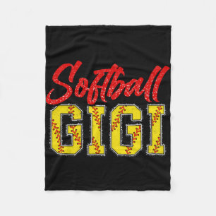 Couverture Polaire Gigi Retro Super Loud Fier Sport Jeu Catcher