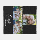 Couverture Polaire Gigi Script établi Noir 3 Photo (Devant (Horizontal))