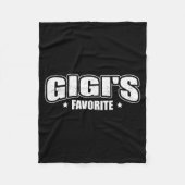 Couverture Polaire Gigi's Favorite  (Devant)