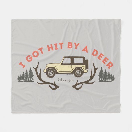 Couverture Polaire Gilmore Girls I Got Hit by a Deer (Devant (Horizontal))