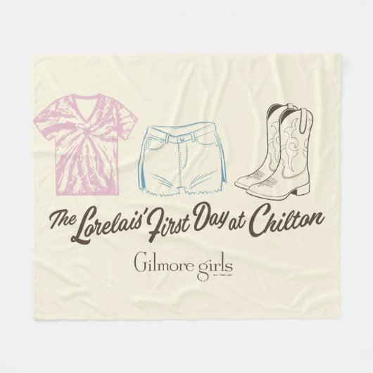 Couverture Polaire Gilmore Girls Lorelai Chilton Outfit Design (Devant (Horizontal))