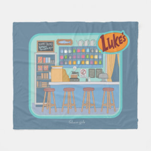 Couverture Polaire Gilmore Girls Luke's Diner Graphic