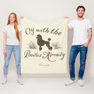 Couverture Polaire Gilmore Girls   Oy avec les PoodlesDesign