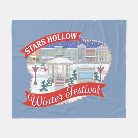 Couverture Polaire Gilmore Girls | Stars Hollow Winter Festival (Devant (Horizontal))