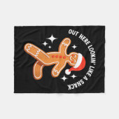 Couverture Polaire Gingerbread Christmas Xmas Couple Hot Girlfriend - (Devant (Horizontal))