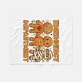 Couverture Polaire Gingerbread Emergency Department Christmas Nurse D (Devant (Horizontal))