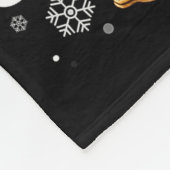 Couverture Polaire Gingerbread House Construction Crew Baking Christm (Coin)