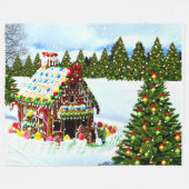 COUVERTURE POLAIRE GINGERBREAD MAISON (Devant (Horizontal))