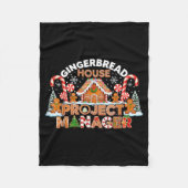 Couverture Polaire Gingerbread Man Costume, Gingerbread House Project (Devant)