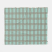 Couverture Polaire Gingham vert (Devant (Horizontal))