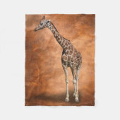 COUVERTURE POLAIRE GIRAFE (Devant)