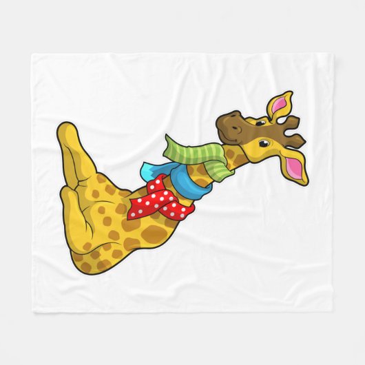 Couverture Polaire Girafe (Devant (Horizontal))