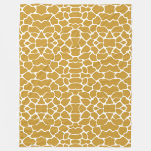 Couverture Polaire Girafe Brown de safari du Soudan