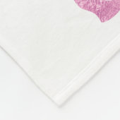 Couverture Polaire Girafe rose (Coin)