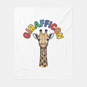 Couverture Polaire Girafe Vintage Icône Conception de Chemise de Mign