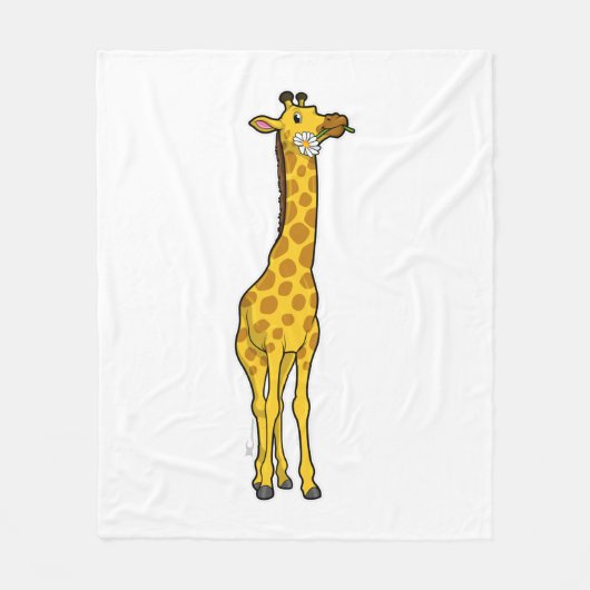 Couverture Polaire Girafe with Daisy (Devant)