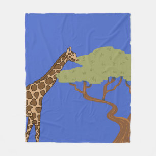 Couverture Polaire Giraffe, Acacia
