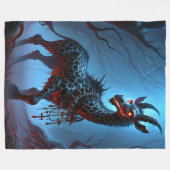 Couverture Polaire Giraffe déplaisante (Devant (Horizontal))